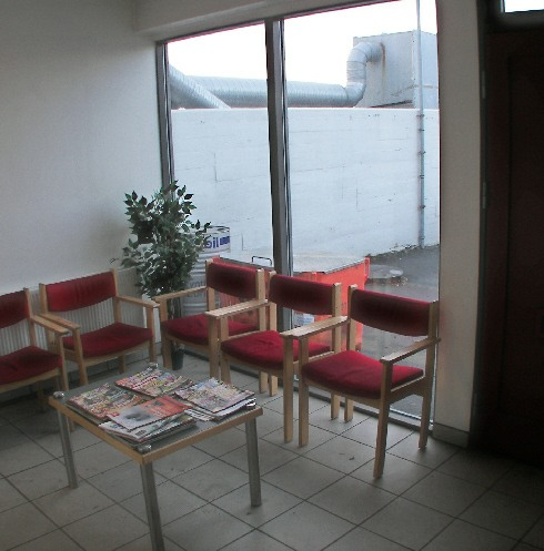Aðstaða viðskiptavina.